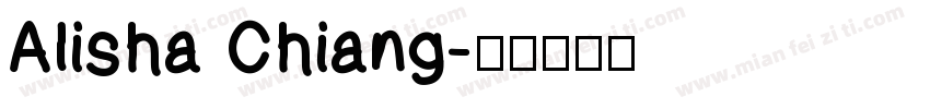Alisha Chiang字体转换